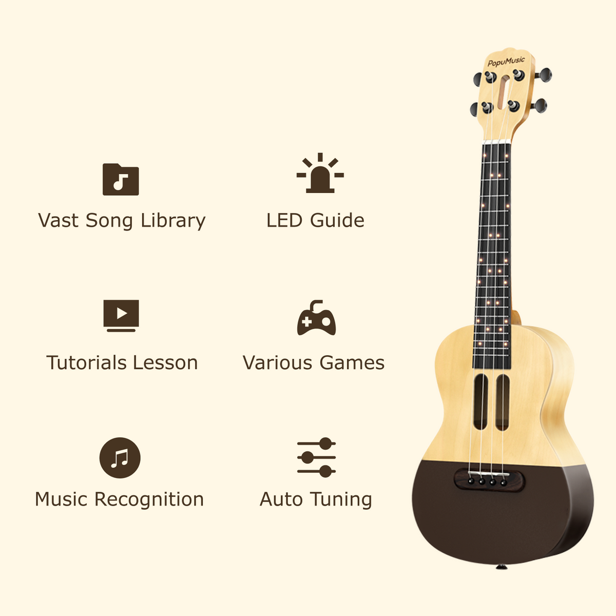 PopuMusic Smart Ukulele