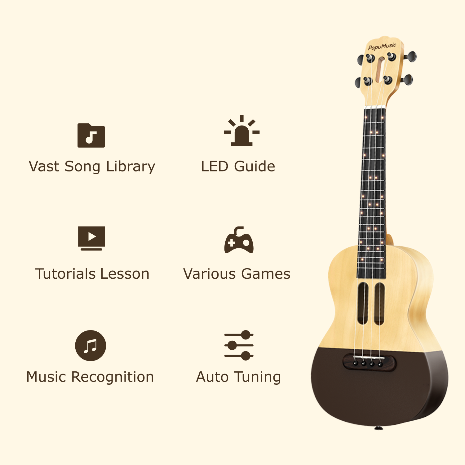 PopuMusic Smart Ukulele