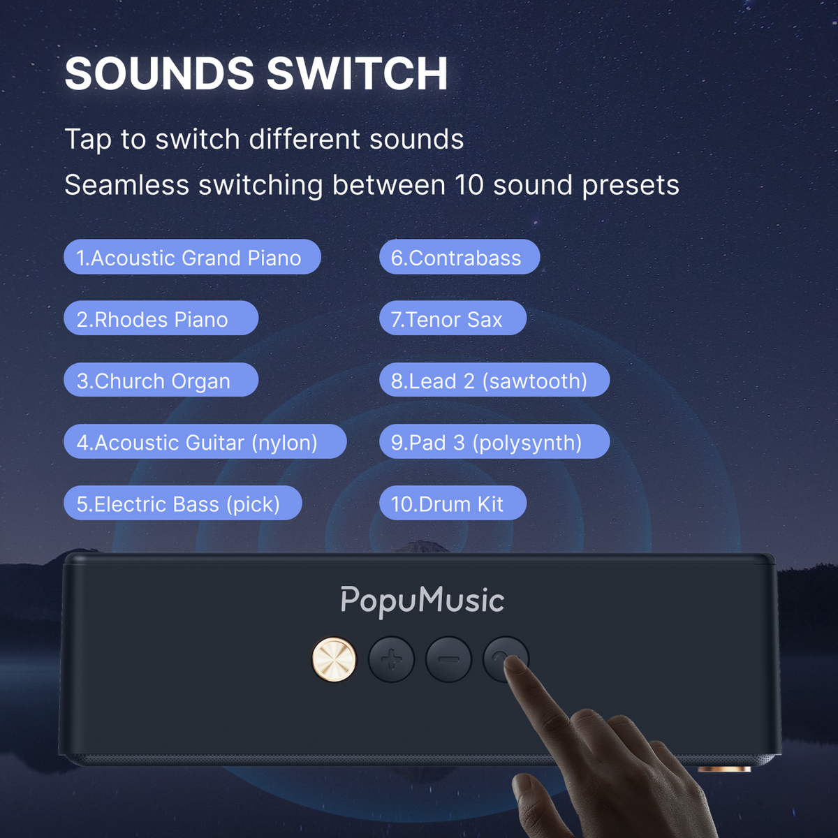PopuMusic Smart MIDI Sounds Speaker