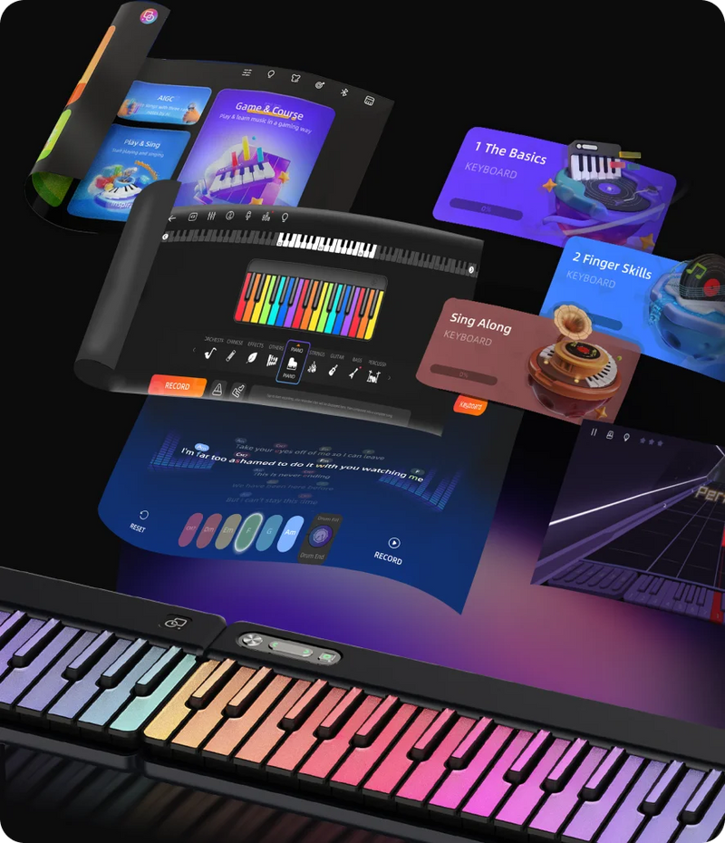Interactive music software & apps